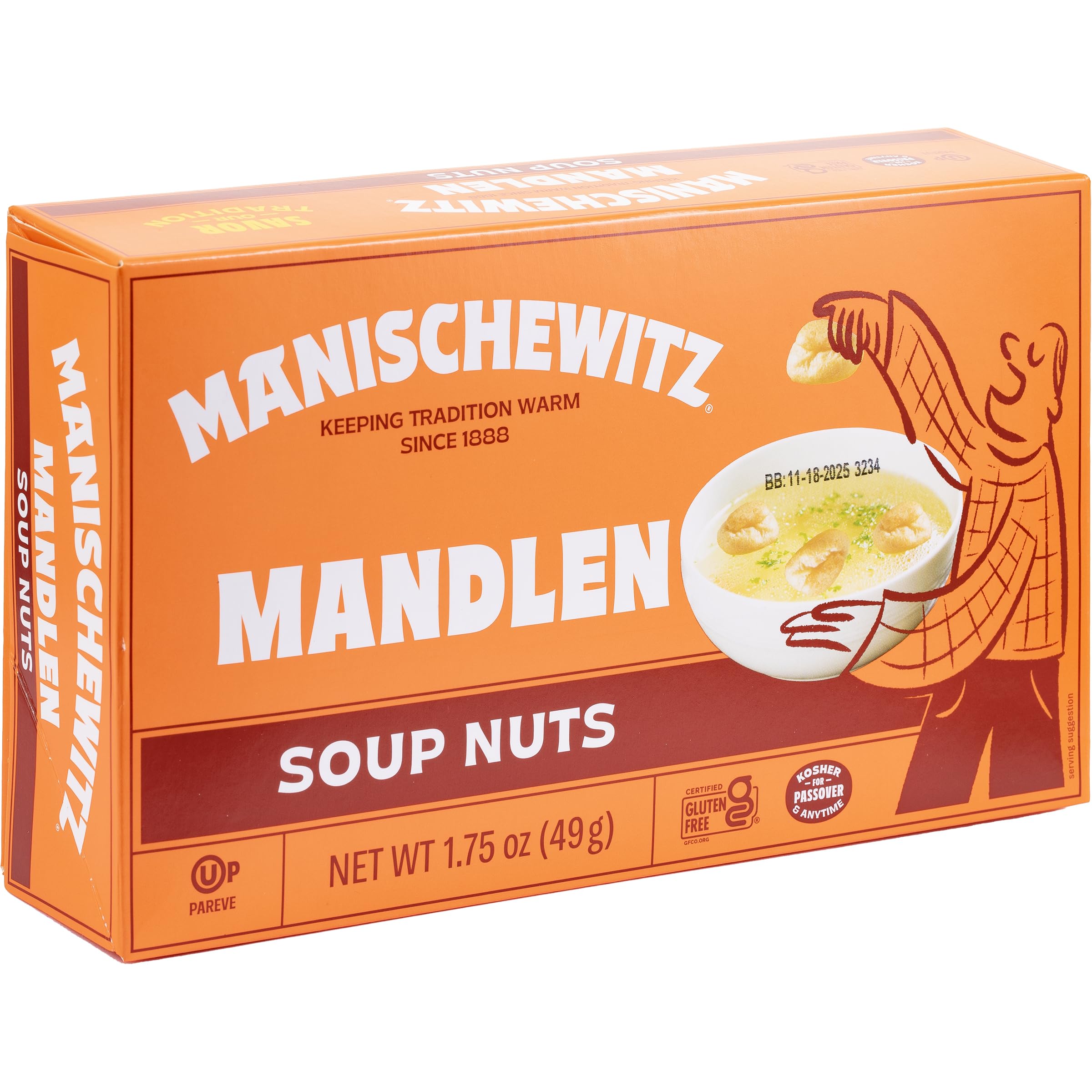 サルセーションsuperwideanklepantsu Amazon.com: Manischewitz Mandlen Soup Nuts 1.75oz (2 Pack